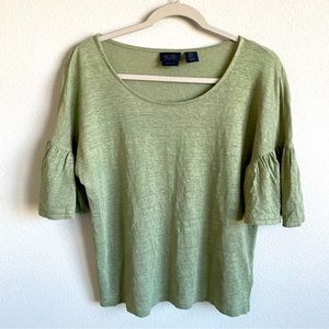 Rachel Roy Linen Top Shirt